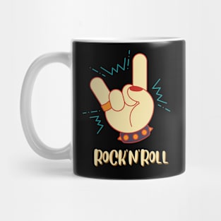 Rock n Roll Horn Mug